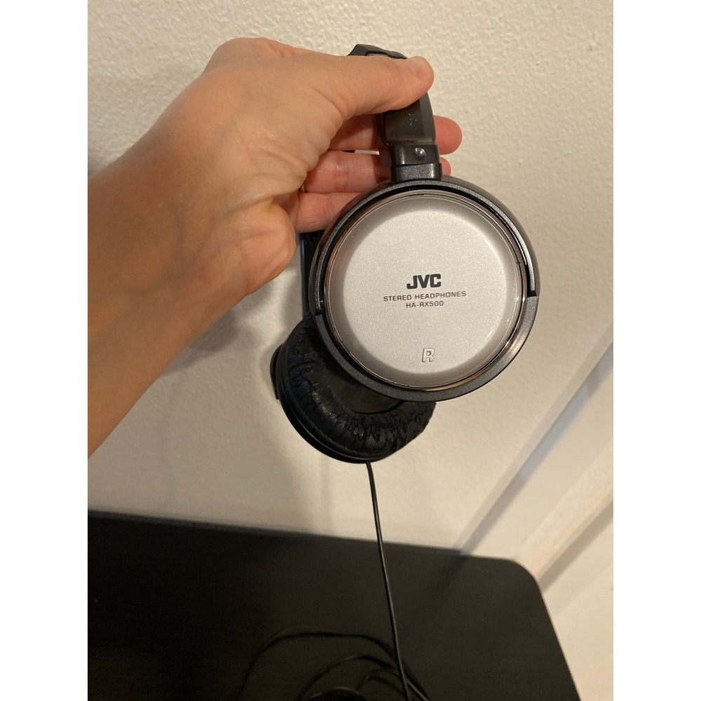 JVC HA-RX500 Wired Headphones - Black & Grey